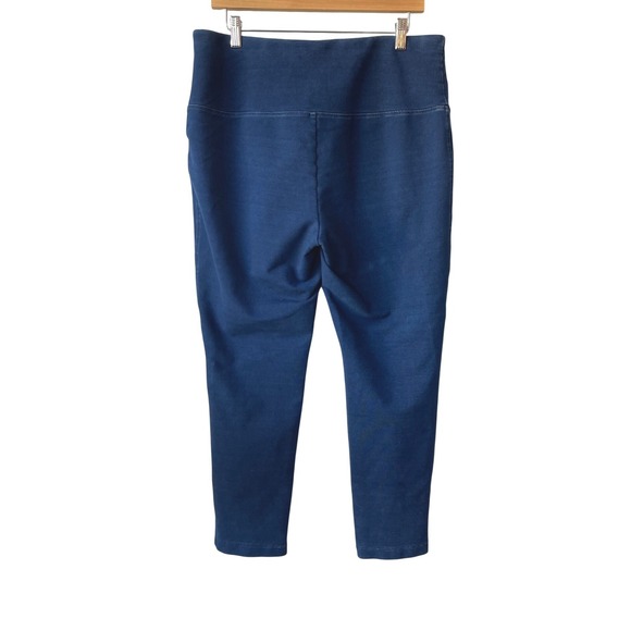 Chicos Pull On Capri Jeans Size L Stretch Straight Leg Jeggings Ankle Short - Picture 4 of 10